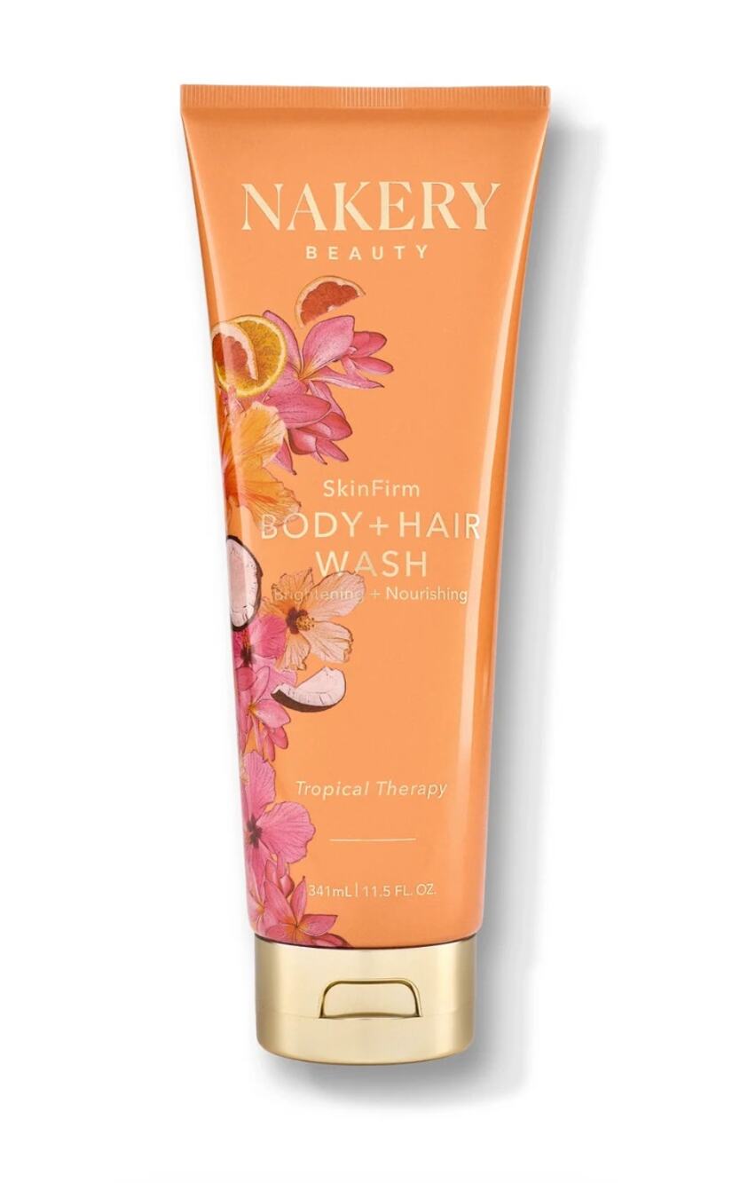 NAKERY BEAUTY | SKIN FIRM BODY+HAIR WASH | TROPICAL THERAPY-FULL SIZE 11.5 oz